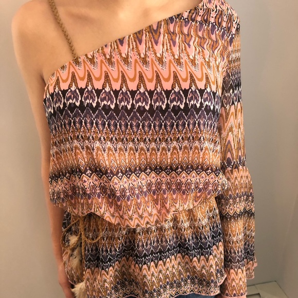 Boho hippie flowy top - Picture 2 of 4